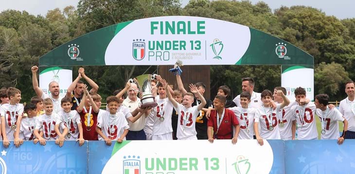 Under 13 Pro, pubblicato il regolamento per la stagione 2023-24. Iscrizioni entro il 31 agosto, a giugno vinse la Roma