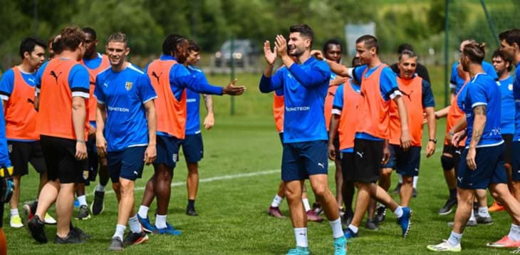 Tre giorni indimenticabili per il Parma Va' Pensiero, ospite nel ritiro della Prima squadra