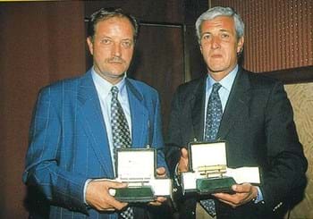 La Panchina d’oro al tecnico campione d’Italia, Marcello Lippi. Quella d’argento a Renzo Ulivieri
