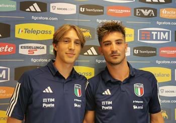 Fazzini brothers both representing Italy