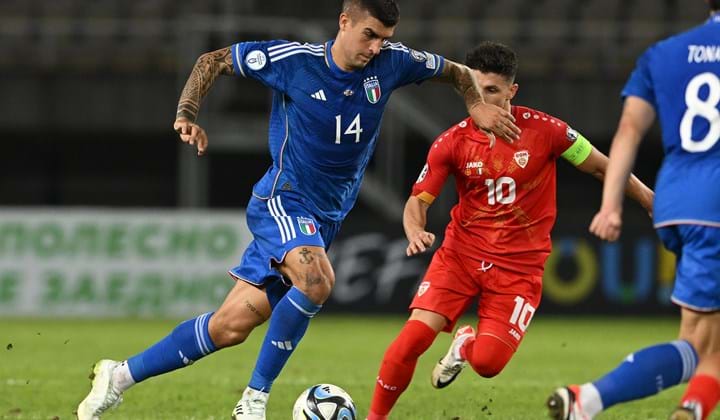 Macedonia del Nord-Italia: pareggio all'esordio per Spalletti, a Skopje finisce 1-1