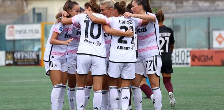 Juventus, vittoria in rimonta contro il Pomigliano. Fiorentina ok: contro il Sassuolo finisce 2-1