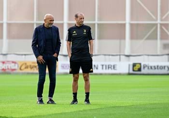 Luciano Spalletti visits Juventus’ training ground