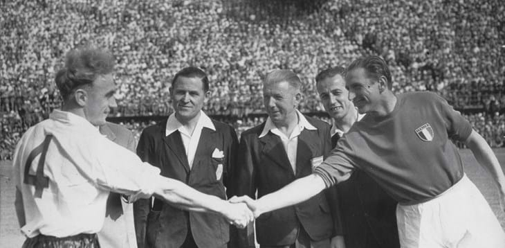 Silvio Piola, the leading Serie A goalscorer, was born 100 years ago today