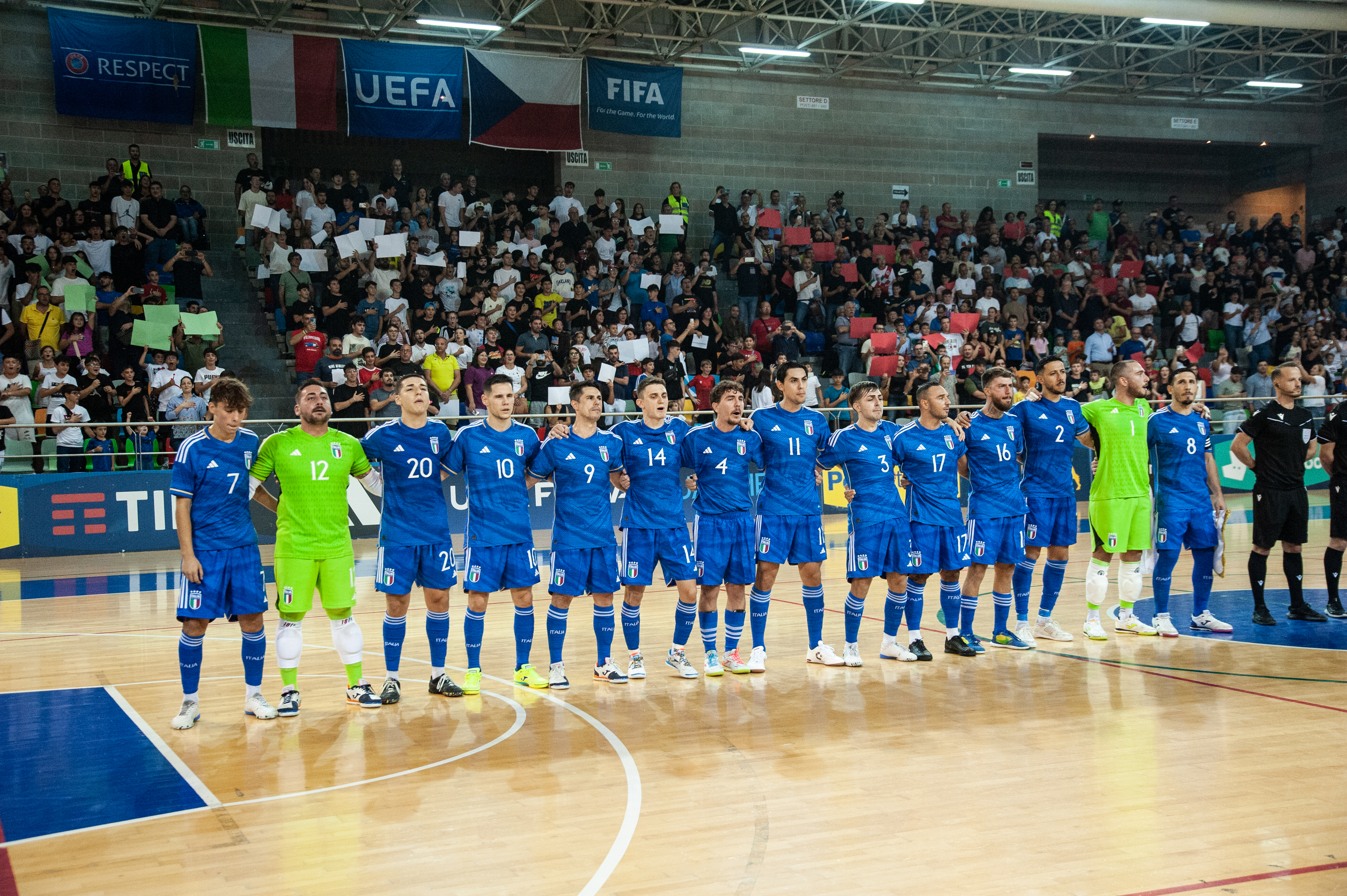 Clasificatorios para el Mundial Italia-España en el PalaCattani de Faenza el 20 de diciembre