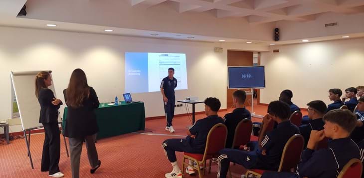 Project HatTrick V: U19s participate in anti-doping awareness event