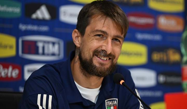 Conferenza stampa di Francesco Acerbi