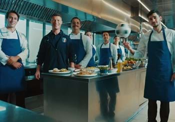 Gli allenamenti degli Azzurri iniziano in cucina: on air la nuova campagna di Fileni