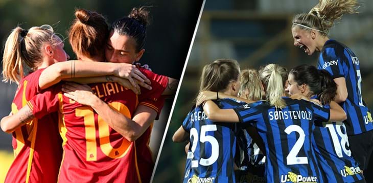 Nella 4ª giornata spicca Roma-Inter, il primo match del campionato femminile trasmesso su Rai 2