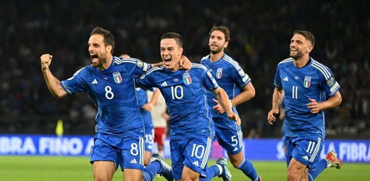 Azzurri forza 4 a Bari: battuta Malta grazie alla doppietta di Berardi e ai gol di Bonaventura e Frattesi