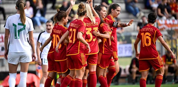 Roma, ce l'hai fatta di nuovo: sei gol al Vorksla, giallorosse per il secondo anno di fila alla fase a gironi. Venerdì il sorteggio