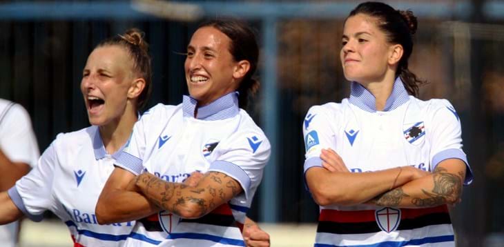 Il sorriso di De Rita e l’esultanza alla Cantona che ha fatto ripartire la Sampdoria. “Vittoria frutto dei nostri sacrifici”