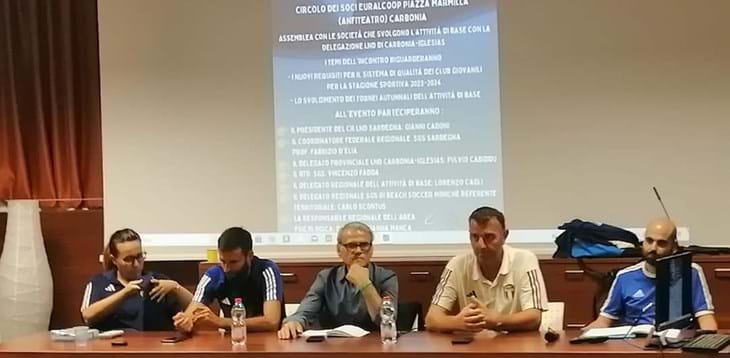 Il Sulcis altra tappa degli incontri con le società dell'Attività di base