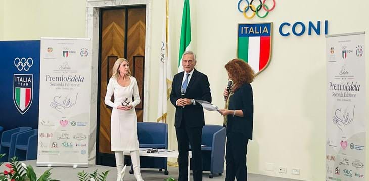 A Gravina il Premio Edela: “Il dramma dei femminicidi coinvolge tutti, la FIGC è sempre più impegnata nei processi di educazione”