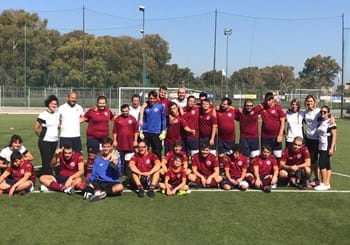 Un bellissimo gesto di fair play nel match giocato a Roma tra Totti Soccer School e I Giganti