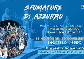 ‘Sfumature di azzurro’ al Museo Napoleonico: la mostra itinerante del Museo del Calcio fa tappa a Roma