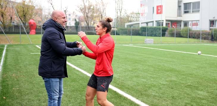 Andrea Soncin in visita al Milan, proseguono gli incontri con i club di Serie A. “Fondamentale scambiare informazioni”