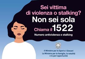 “You’re not alone, call 1522” Spalletti and Gama involved in the government-sponsored campaign