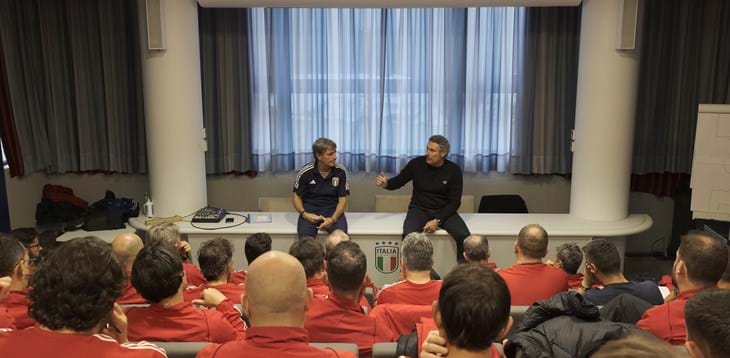 Luca Gotti docente per un giorno al corso UEFA A: “Coverciano è un luogo di istruzione circolare”