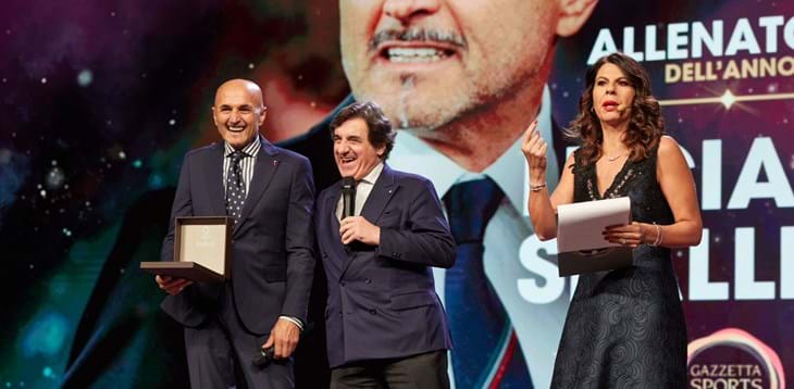 Spalletti awarded “Coach of the Year” at the Gazzetta Sports Awards 2023