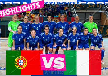 Highlights: Portogallo-Italia 2-2 Futsal femminile 