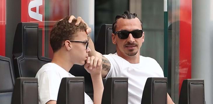 Prosegue la dinastia Ibrahimovic nel Milan: 1° gol per Vincent sotto gli occhi di papà Zlatan e sorpasso in vetta all'Inter
