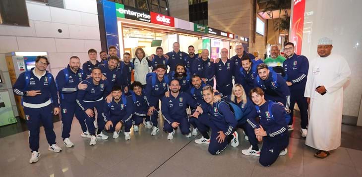 L’Italia del beach è arrivata in Oman, domani il primo test pre-Mondiale contro l’Arabia Saudita