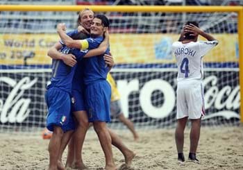 FIFA Beach Soccer World Cup: l’Italia rientra in gioco, battuto il Giappone 6-3