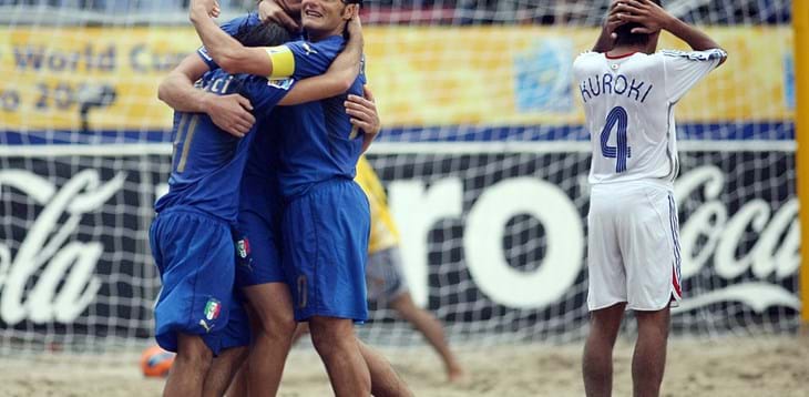 FIFA Beach Soccer World Cup: l’Italia rientra in gioco, battuto il Giappone 6-3