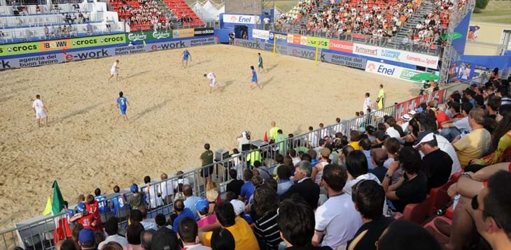 Torna l’Eurocup di beach soccer nel cuore di Roma