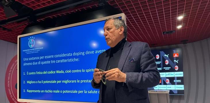 Progetto HatTrick V: incontro con i calciatori e lo staff del Milan sul programma educativo antidoping