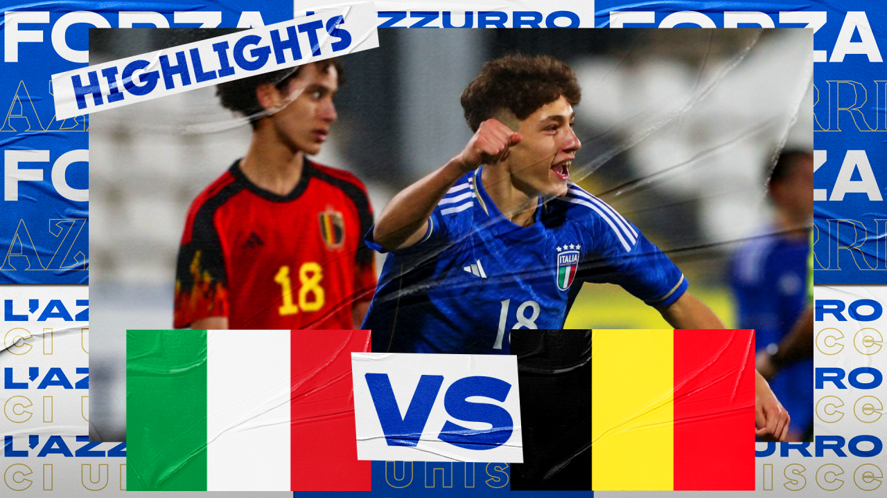 Azzurrini show a Vercelli: poker al Belgio