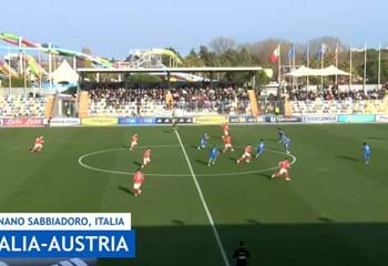 Nazionale Under 19: tris all'Austria a Lignano: bene i ragazzi di Corradi