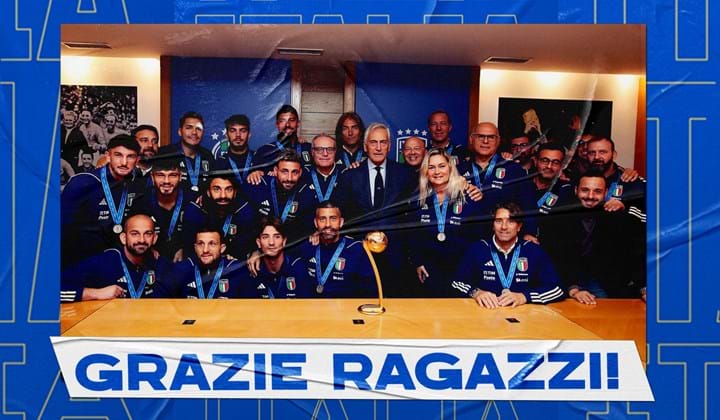 I vicecampioni del mondo celebrati in FIGC