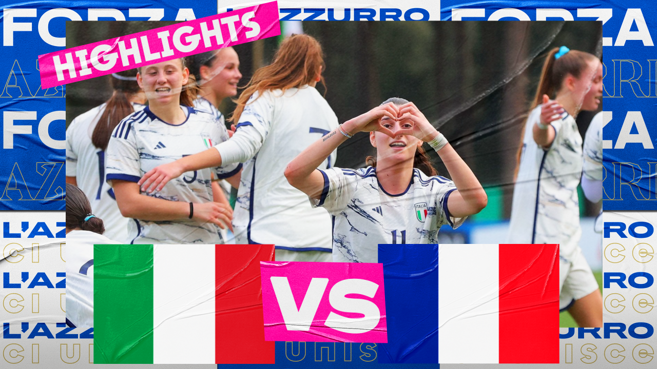 Under 16 Femminile: Italia-Francia 2-2