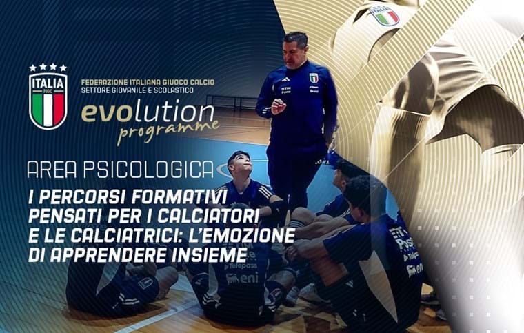 Evolution Programme, percorsi formativi per calciatori e calciatrici: l’emozione di apprendere insieme
