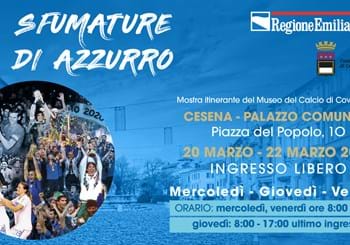 Free entry to the football museum's Sfumature di Azzurro exhibition in Cesena