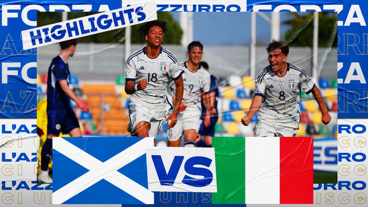 Brilla la stella di Pafundi, l'Italia inizia la Fase élite battendo 3-1 la Scozia