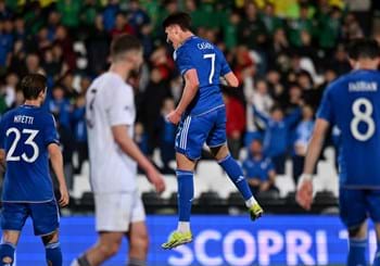 Due gol e tre punti: l'Italia batte la Lettonia a Cesena