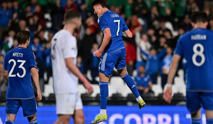 Due gol e tre punti: l'Italia batte la Lettonia a Cesena