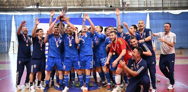 Italia gana la semana de fútbol sala en Porec al derrotar a Venezuela 5-2, Belarte: