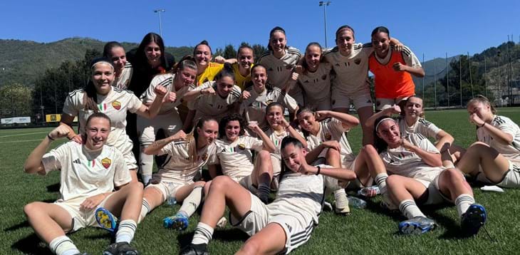 Roma prima qualificata alla Final Four, parità nello scontro diretto tra Milan e Juve. Napoli promosso in Primavera 1