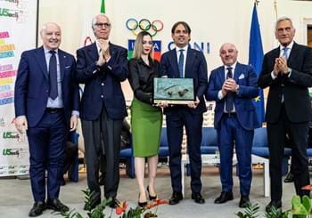 Simone Inzaghi receives the Enzo Bearzot Award
