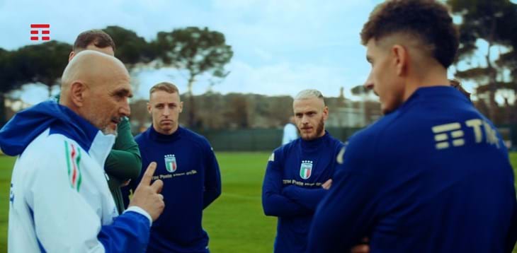 TIM: on air lo spot dedicato alla nuova App MyTIM con Luciano Spalletti e gli Azzurri della Nazionale