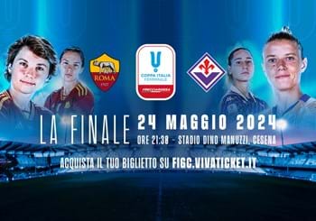 Martedì 7 maggio a Cesena la presentazione della finale tra Roma e Fiorentina: si gioca venerdì 24 al 'Manuzzi'