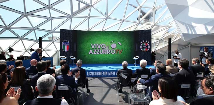 Nasce ‘Vivo Azzurro TV’: il calcio come non l’avete mai visto! Gravina: