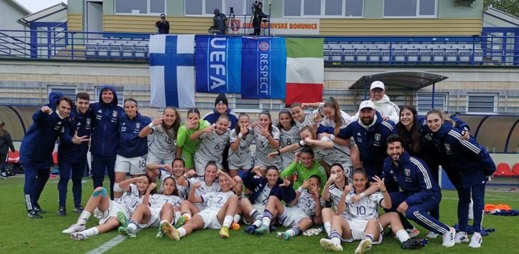Venturelli, Guerzoni, Randazzo: tris delle Azzurrine alla Finlandia nella seconda gara del Torneo di Sviluppo UEFA