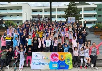 Valori in Rete - Alla Volksbank Arena di Bolzano la festa di fine corso per gli alunni altoatesini
