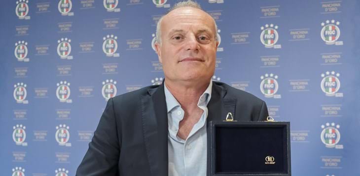 Consegnata al Ct dell'Italbeach, Del Duca, la Panchina d’oro Speciale: “Orgoglio e grande senso di responsabilità”