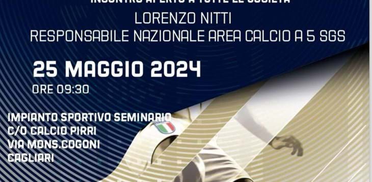 Clinic per il futsal con Lorenzo Nitti